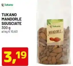 DPiù Tukano mandorle sgusciate offerta