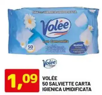 DPiù Volée 50 salviette carta igienica umidificata offerta