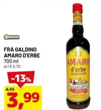 DPiù Frà galdino amaro d'erbe offerta