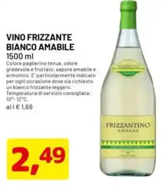 DPiù Vino frizzante bianco amabile offerta