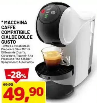 DPiù Macchina caffe compatibile cialde dolce gusto offerta