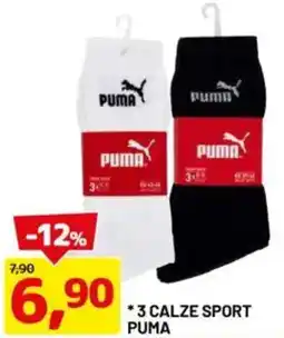 DPiù 3 calze sport puma offerta