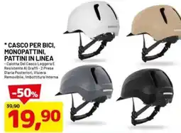 DPiù Casco per bici, monopattini, pattini in linea offerta