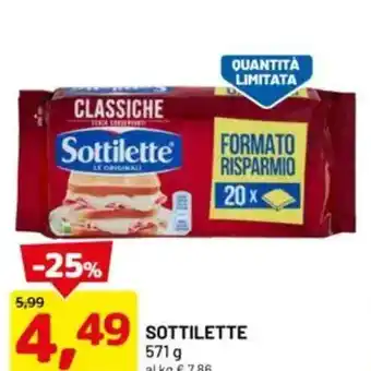 DPiù Sottilette offerta