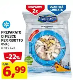 DPiù Preparato di pesce per risotto offerta