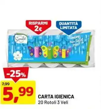 DPiù Carta igienica offerta