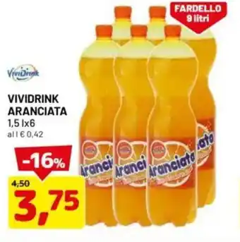 DPiù Vividrink aranciata offerta