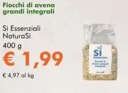 NaturaSì Fiocchi di avena grandi integrali Sì Essenziali Natura Si offerta