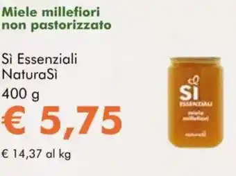 NaturaSì Miele millefiori non pastorizzato Sì Essenziali Natura Si offerta