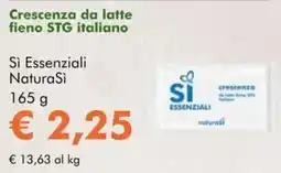 NaturaSì Crescenza da latte fieno STG italiano Sì Essenziali NaturaSì offerta