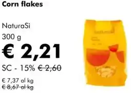 NaturaSì Corn flakes Natura Si offerta