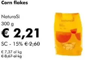 NaturaSì Corn flakes Natura Si offerta