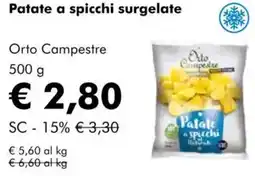 NaturaSì Patate a spicchi surgelate Orto Campestre offerta