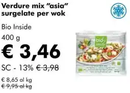 NaturaSì Verdure mix "asia" surgelate per wok Bio Inside offerta