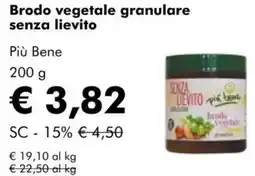 NaturaSì Brodo vegetale granulare senza lievito Più Bene offerta