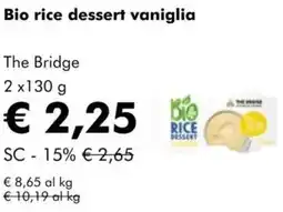 NaturaSì Bio rice dessert vaniglia The Bridge offerta