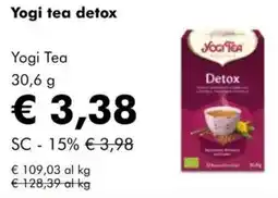 NaturaSì Yogi tea detox Yogi Tea offerta