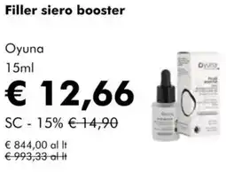 NaturaSì Filler siero booster Oyuna offerta