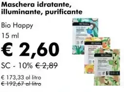 NaturaSì Maschera idratante, illuminante, purificante Bio Happy offerta