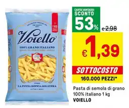 Iper La Grande Pasta di semola di grano 100% italiano VOIELLO offerta