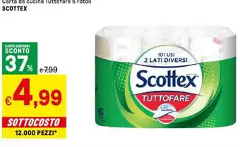 Iper La Grande Carta da cucina tuttofare SCOTTEX offerta