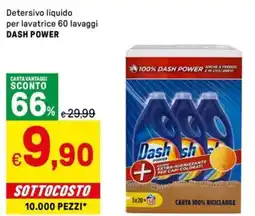 Iper La Grande Detersivo liquido per lavatrice DASH POWER offerta