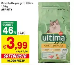 Iper La Grande Crocchette per gatti ultima AFFINITY offerta