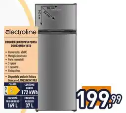 Iper La Grande ELECTROLINE Frigorifero doppia porta ddhe28nsh1xeo offerta