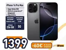 Iper La Grande Iphone 16 pro max offerta