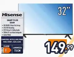 Iper La Grande HISENSE Smart tv led 32a4n offerta