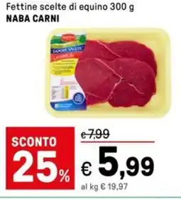 Iper La Grande Fettine scelte di equino NABA CARNI offerta