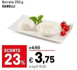 Iper La Grande Burrata SABELLI offerta