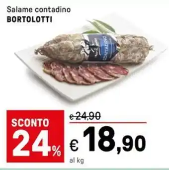 Iper La Grande Salame contadino BORTOLOTTI offerta