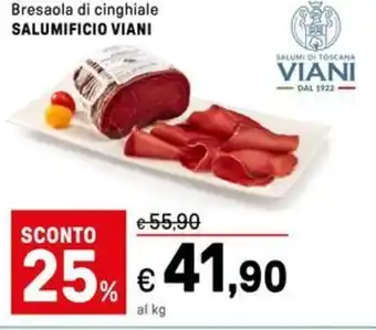 Iper La Grande Bresaola di cinghiale SALUMIFICIO VIANI offerta