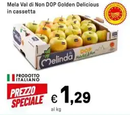 Iper La Grande Mela Val di Non DOP Golden Delicious in cassetta offerta