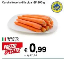 Iper La Grande Carota Novella di Ispica IGP offerta