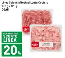 Iper La Grande Linea Salumi affettati Lenta Cottura COATI offerta