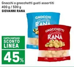 Iper La Grande Gnocchi o gnocchetti gusti assortiti GIOVANNI RANA offerta