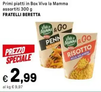 Iper La Grande Primi piatti in Box Viva la Mamma assortiti FRATELLI BERETTA offerta