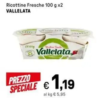 Iper La Grande Ricottine Fresche VALLELATA offerta