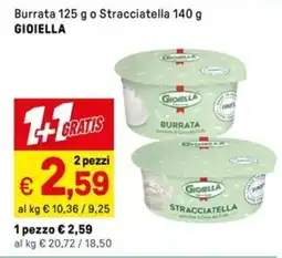 Iper La Grande Burrata o Stracciatella GIOIELLA offerta