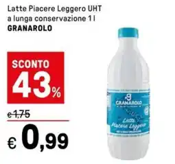 Iper La Grande Latte Piacere Leggero UHT a lunga conservazione GRANAROLO offerta