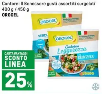 Iper La Grande Contorni Il Benessere gusti assortiti surgelati OROGEL offerta