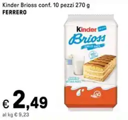 Iper La Grande Kinder Brioss FERRERO offerta