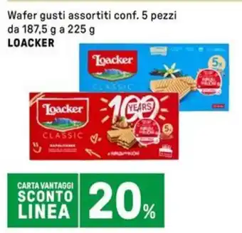 Iper La Grande Wafer gusti assortiti c LOACKER offerta