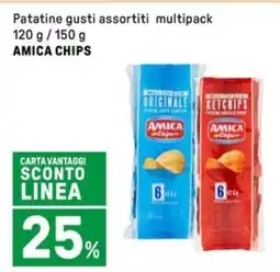 Iper La Grande Patatine gusti assortiti multipack AMICA CHIPS offerta