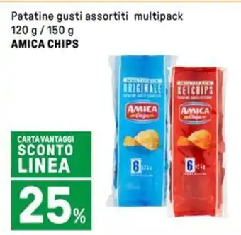 Iper La Grande Patatine gusti assortiti multipack AMICA CHIPS offerta