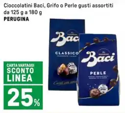 Iper La Grande Cioccolatini Baci, Grifo o Perle gusti assortiti PERUGINA offerta