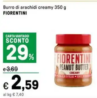 Iper La Grande Burro di arachidi creamy FIORENTINI offerta