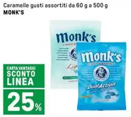 Iper La Grande Caramelle gusti assortitiCaramelle gusti assortiti MONK'S MONK'S offerta